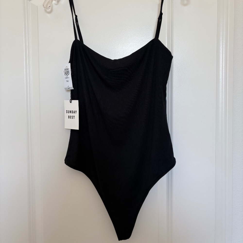 Aritizia Sunday Best Camille black bodysuit